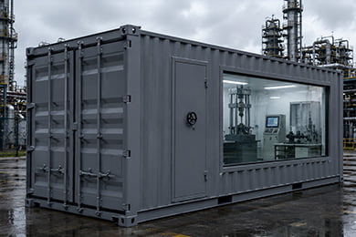 Porshseal demountable underground blast shelter for rapid field deployment