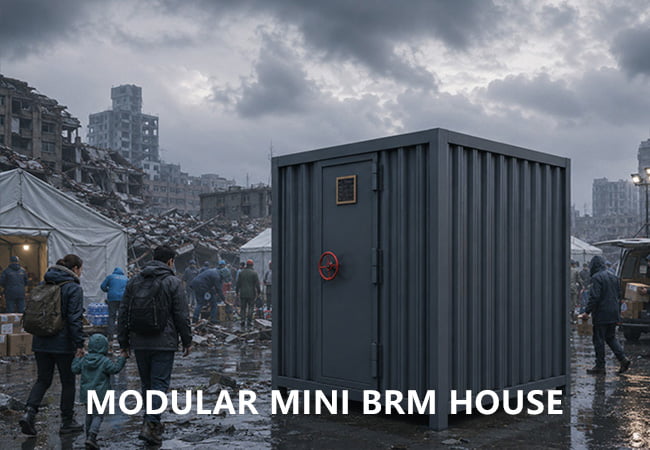 Porshseal blast-resistant bunker shelter view 3