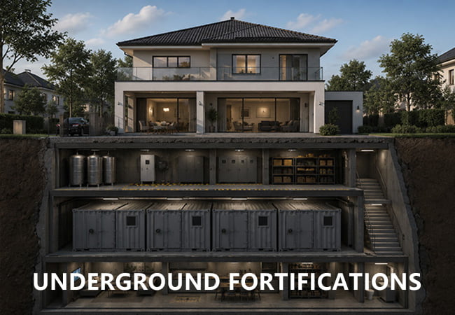 Porshseal blast-resistant bunker shelter view 4