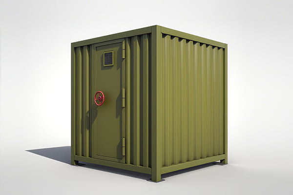 Porshseal single-soldier portable blast-resistant personal protection shelter